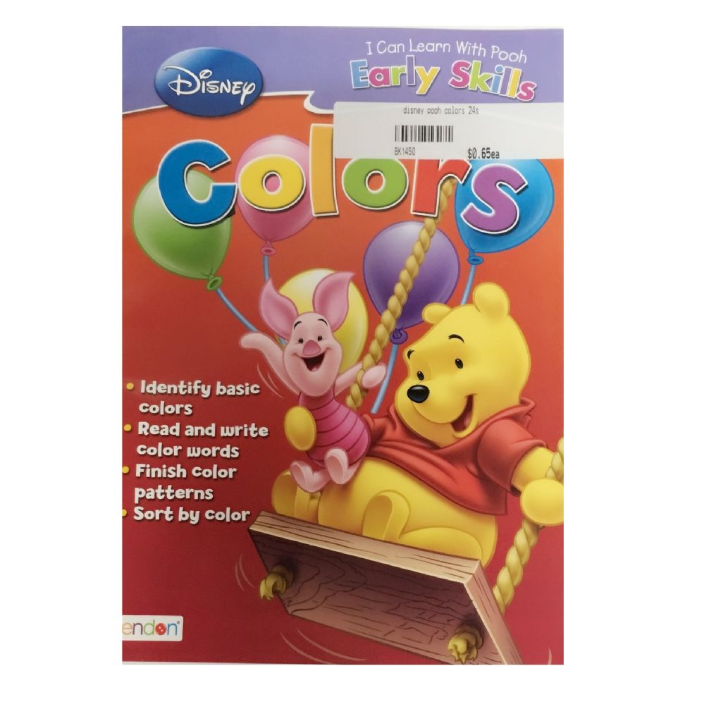 96 Wholesale Disney Pooh Colors