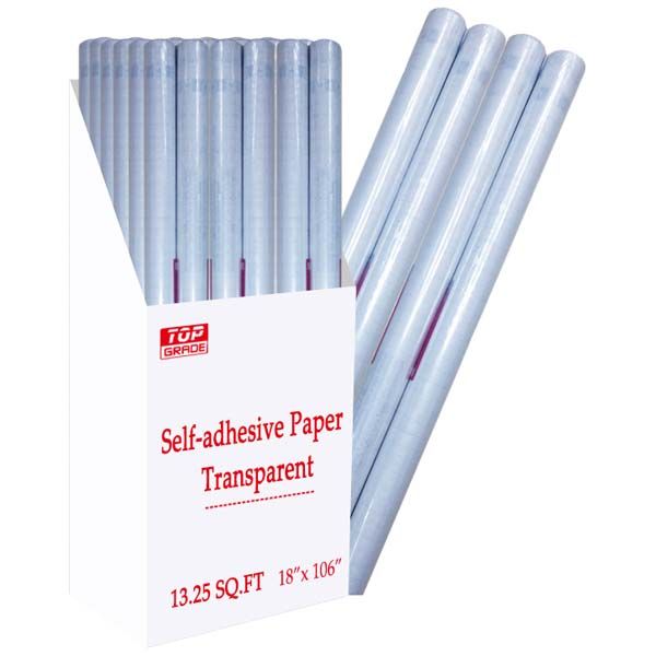 48 Wholesale Self Adhesive Transparent Paper