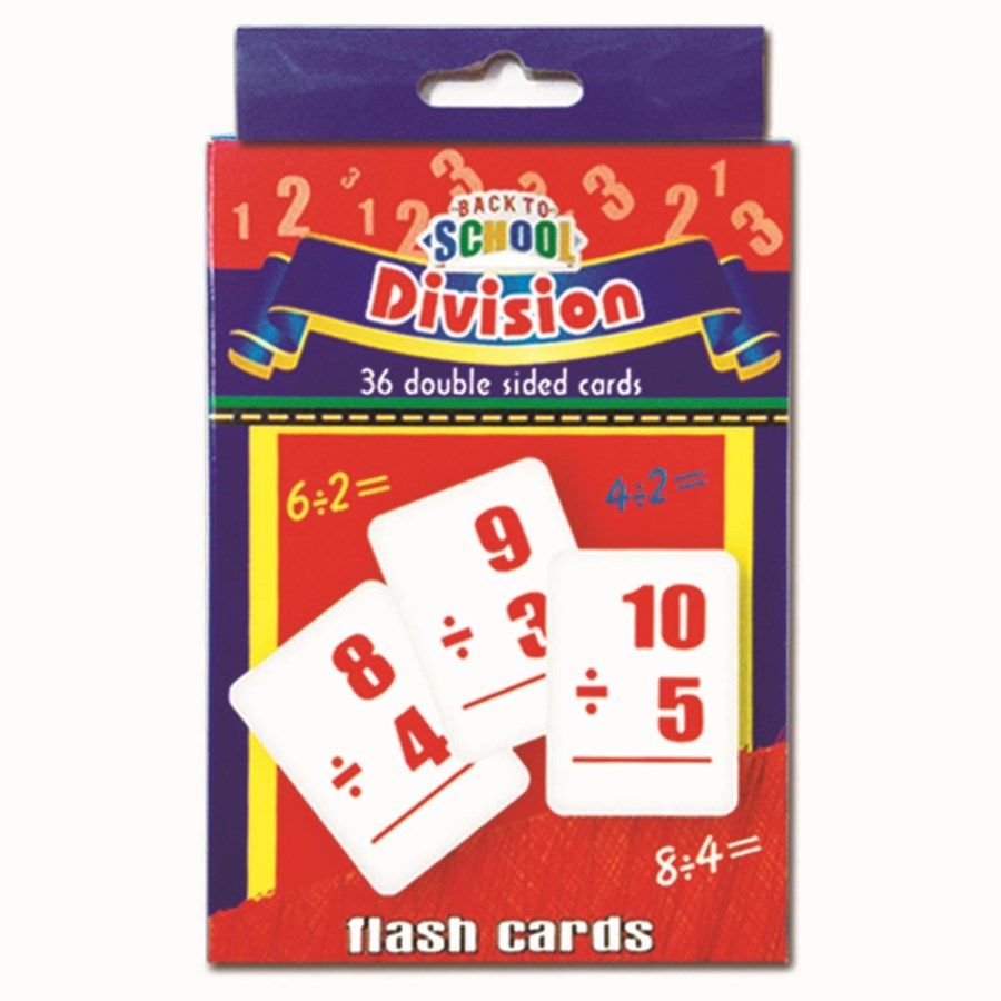 24 Pieces of Flash Card Division