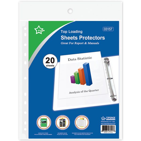 108 Pieces of Twenty Count Sheet Protector