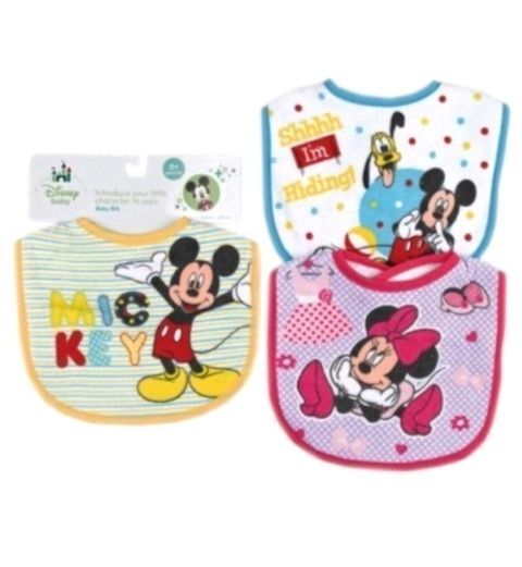 72 Pieces of Disney Mickey Baby Small Bibs