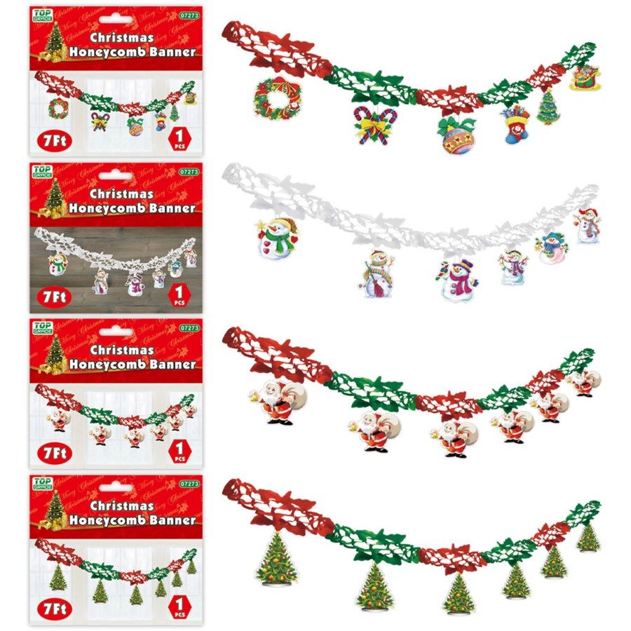 96 Pieces Xmas Banner - Christmas Novelties - at 