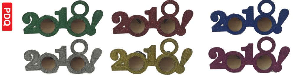 96 Pieces of 2018 New Year Glasses