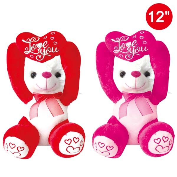 12 Pieces of Twelve Inch Bear With Heart