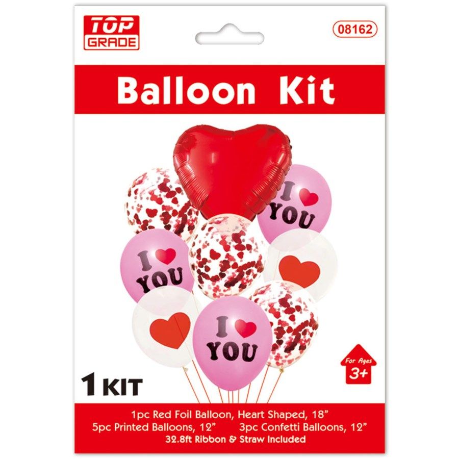 60 Pieces of Valentines Day Balloon Set