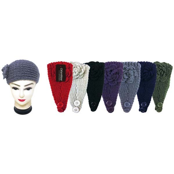 60 Pieces Knit Head Band - Ear Warmers
