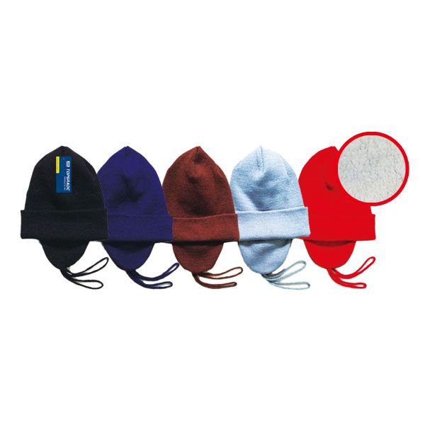 48 Pieces Winter Ski Hat Fleeced Lined Assorted Colors - Winter Beanie Hats