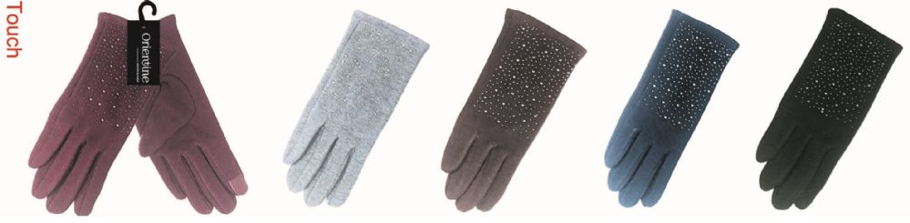 48 Pairs Lady's Touch Gloves - Knitted Stretch Gloves