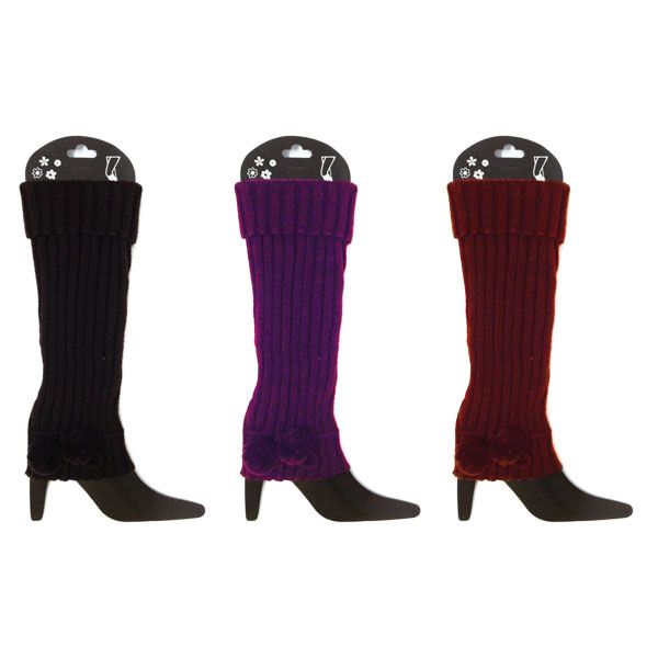 48 Pairs Knit Leg Warmers - Womens Thermal Socks