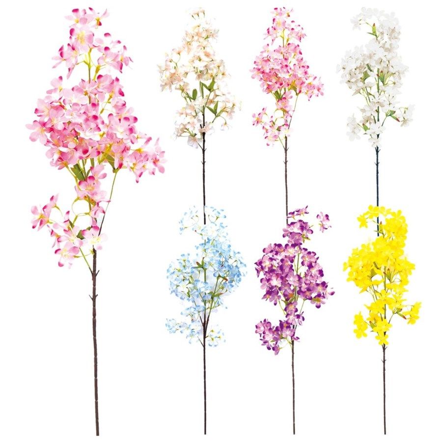 36 Pieces Flower Assorted Colors - Artificial Flowers
