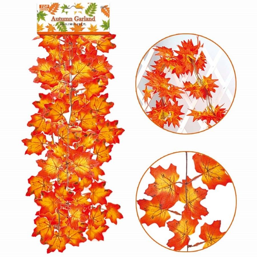 144 Pieces Autumn Leaves - Artificial Flowers
