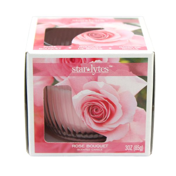 72 Pieces Rose Candle 3oz - Candles & Accessories