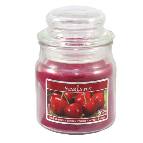 72 Pieces Cherry Candle With/top 3oz - Candles & Accessories