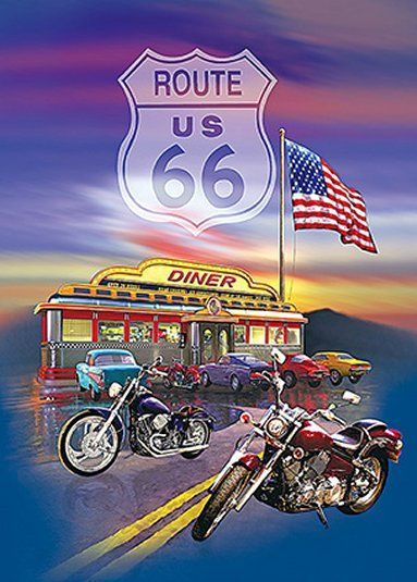 50 Pieces 3d Picture 9731--Route 66 - Wall Decor