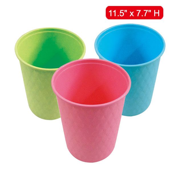 24 Pieces Garbage Can 11.5x7.7h - Waste Basket
