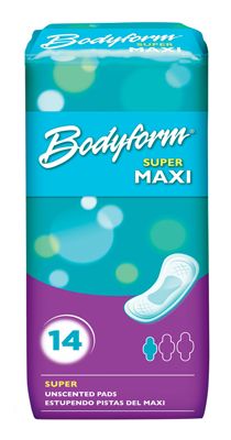 72 Pieces Bodyfo Super Maxi 14 Count - Personal Care Items