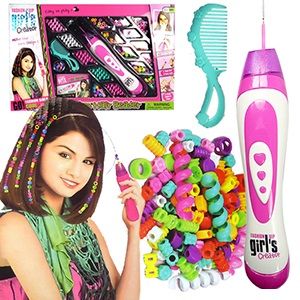 18 Pieces Fashion Up Hair Beading Kits. - Hair Accessories