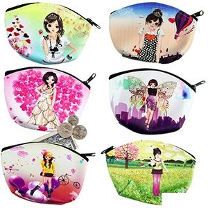 120 Pieces Manga Girls Coin Purses. - Coin Holders & Banks