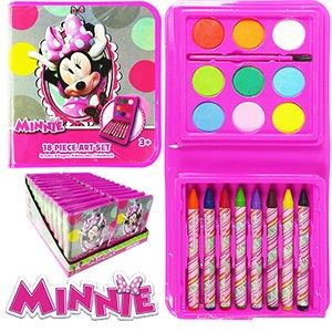48 Pieces Disney's Minnie's BoW-Tique Art Set - Art Paints