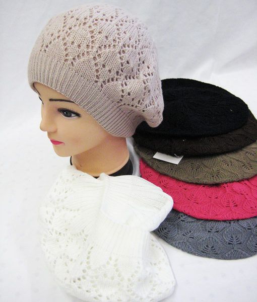 36 Pieces Women's 2 Layer Beret Winter Fashion Hat - Fashion Winter Hats