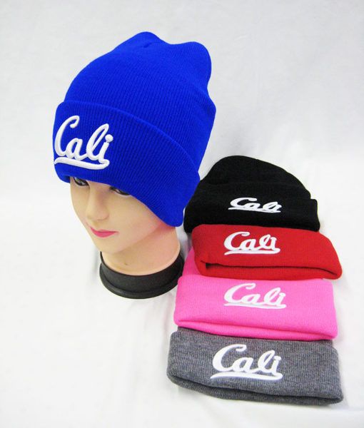 36 Pieces Mens Winter Cali Beanie Assorted Color - Winter Beanie Hats