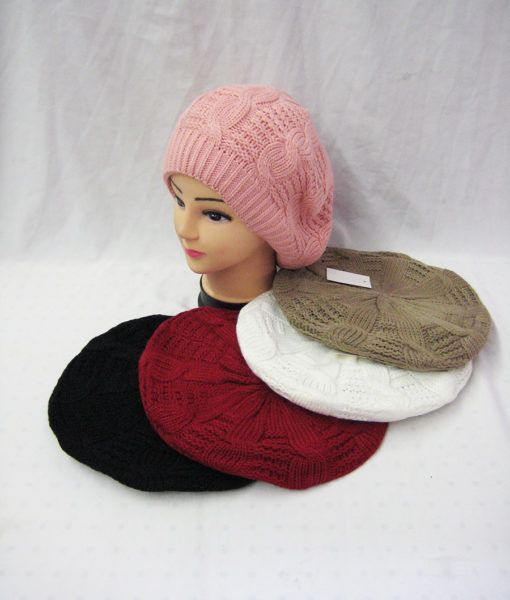 36 Pieces Ladies 2 Layer Winter Beanie In Assorted Color - Winter Beanie Hats