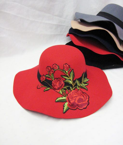 36 Pieces Womens Fashion Winter Hat With Rose - Fashion Winter Hats