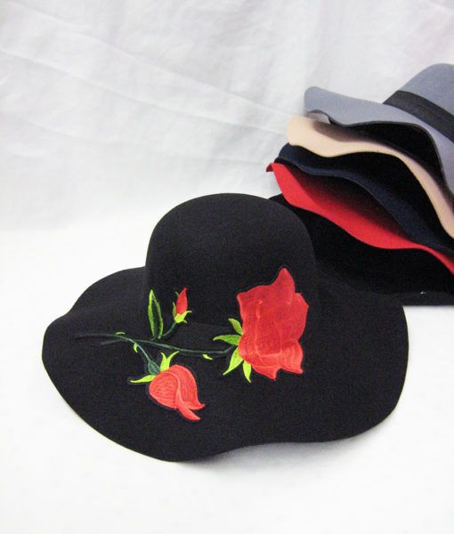 36 Pieces Womens Fashion Winter Hat With Flowers - Fashion Winter Hats
