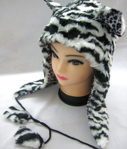 36 Pieces of Winter Fashion Small White Tiger Hat