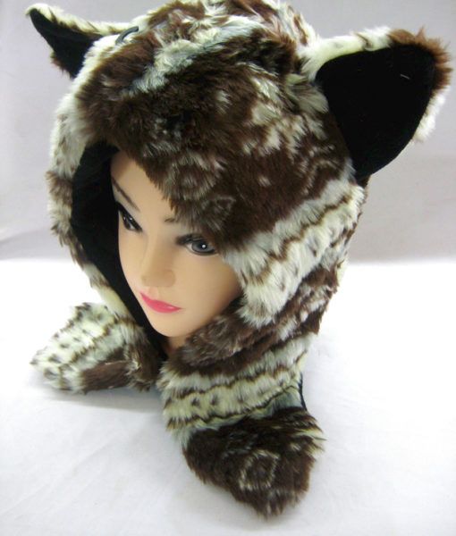 36 Pieces of Winter Brown Animal Hat