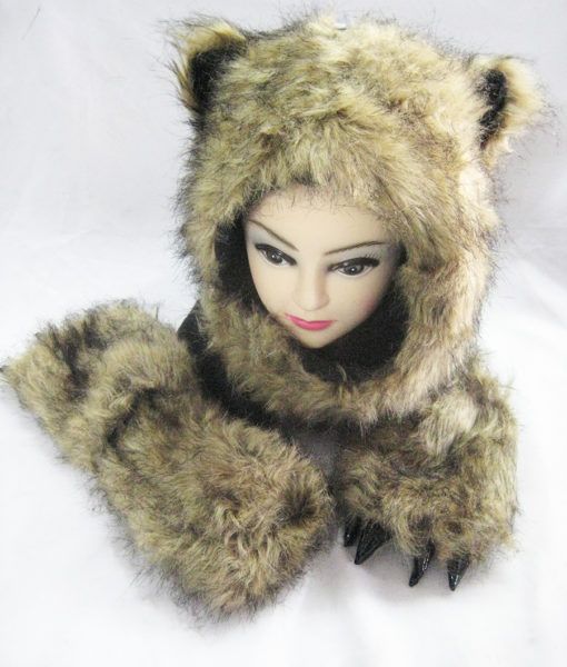 12 Pieces of Winter Animal Hat