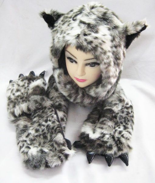 12 Pieces of Winter Animal Hat