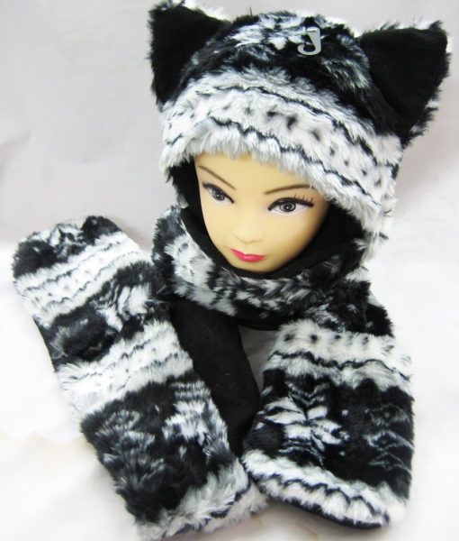 12 Pieces of Wolf Winter Animal Hat