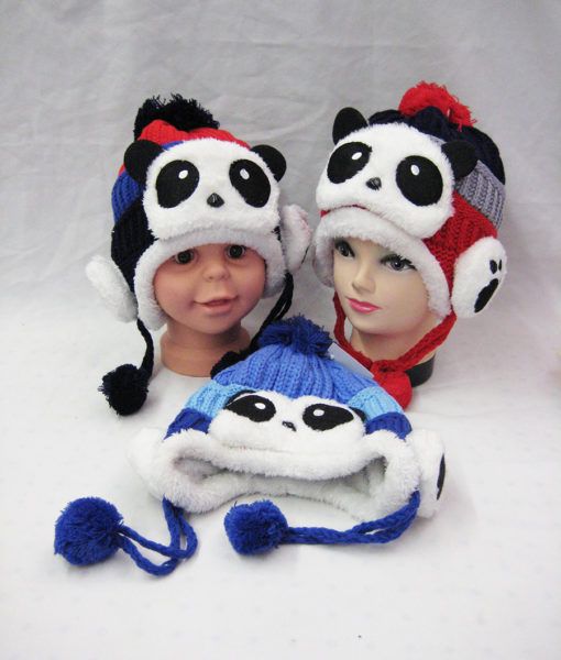 36 Pieces of Kids Winter Hat With Bear