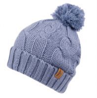 12 Pieces Heavy Knit Beanie In Denim Blue With Pom Pom And Sherpa Lining - Winter Beanie Hats