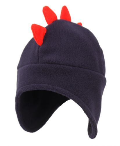 24 Pieces Kids Winter Freece Hat With Top Red Crown - Winter Beanie Hats