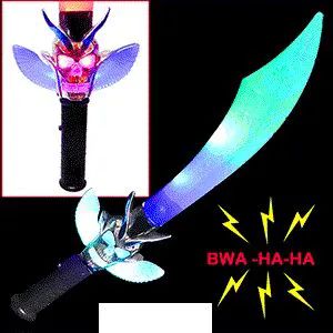 36 Pieces Flashing Pirate Skull Swords W/ Sound - Toy Weapons