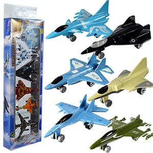 12 Wholesale 6 Piece Die Cast Fighter Jet Sets