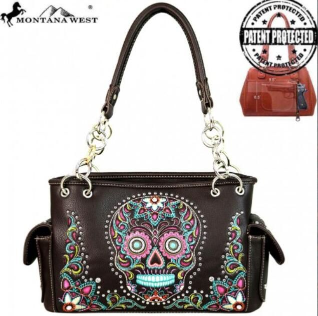 Montana west discount sugar skull purse