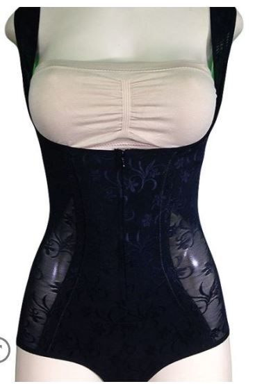 12 Pieces of Rubii Full Body Shaper Assorted Sizes In Black