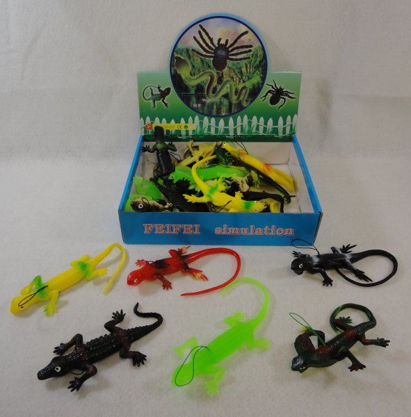 72 Wholesale 12" Flexible Toy Lizard