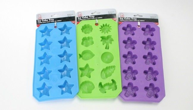 72 pieces of Ice Cube Tray - Shapes 9"
