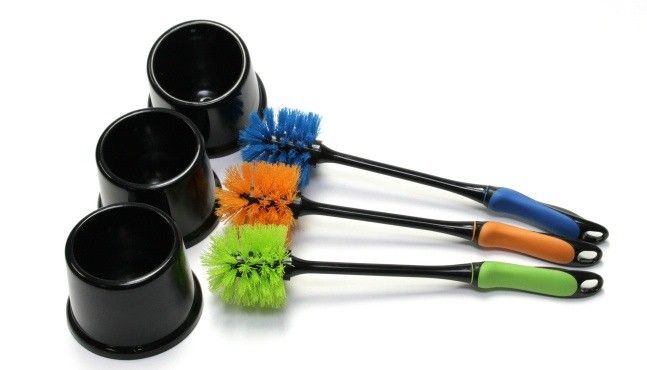 36 Pieces of Deluxe Toilet Brush W/ Caddy