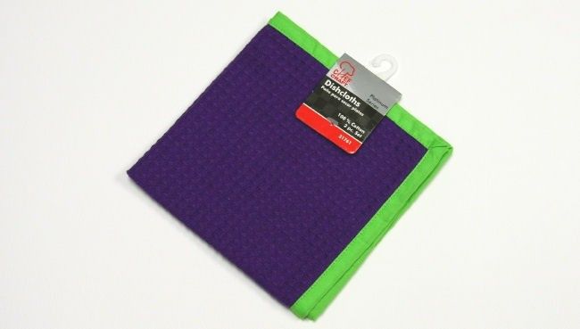 72 Pieces of Dishcloth, 2pc -Purple W/green