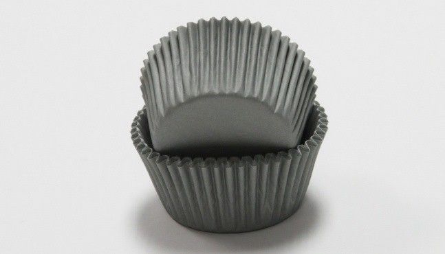 72 pieces of Baking Cups - Grey 50 Count., Standard Size
