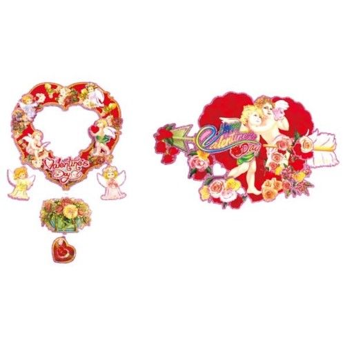 96 Pieces of 18" V-Day 3d Cutout