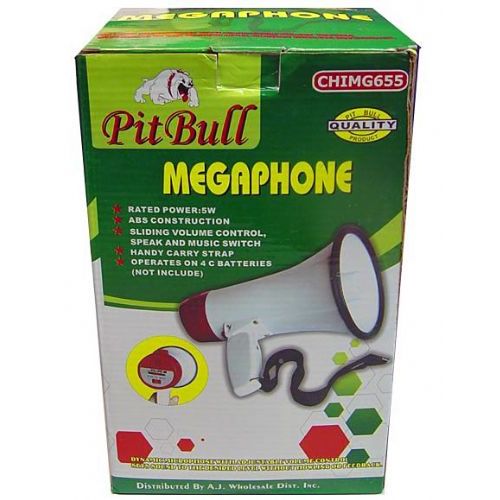 6 Pieces of Compact Megaphone With Speak And Music Switch