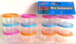 48 Wholesale Mini Containers 6 Pack Kitchen Snacks Crafts