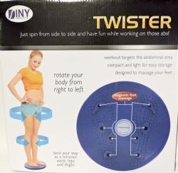 20 Pieces Twister Twist Your Way To A Trimmer Waist Exercise - Workout Gear