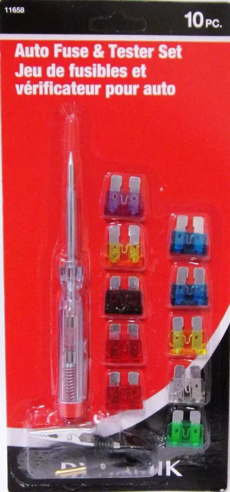 144 Wholesale Auto Fuse And Tester Set